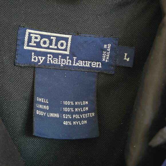 Vtg Polo Ralph Lauren Parka Size L Hi-Tech Jacket w/Ultrex Royal Blue *read* - Picture 3 of 16